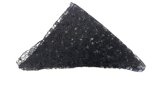 Косынка гипюровая черная (10шт)* №9202