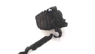 Рюшь ритуальная с золотом 3см (50м) №9009